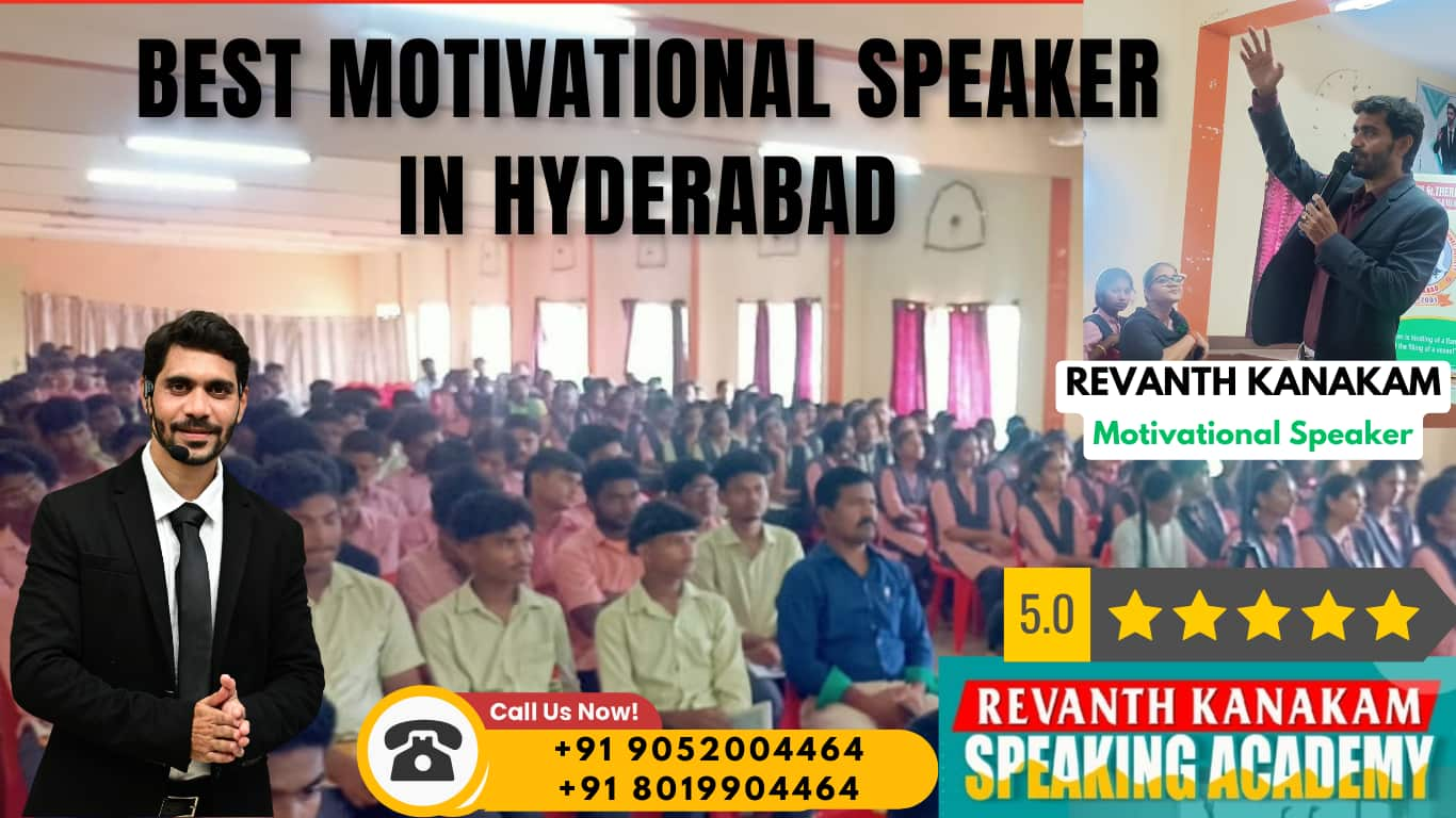 top motivational speaker in hyderabad, India-Revanth Kanakam, best professional speakers, local near me, famous most popular