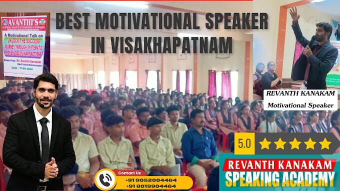 top motivational speakers in visakhapatnam: revanth kanakam best vizag local near me famous most popular professional coaches